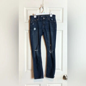 Levi’s Boyfriend Jeans Kids Size 12 Denim Dark Wash Ripped